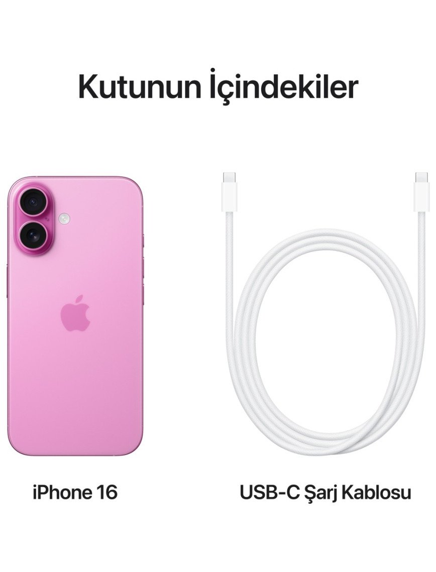 iPhone 16 256GB Pembe iPhone 16 256GB Pembe