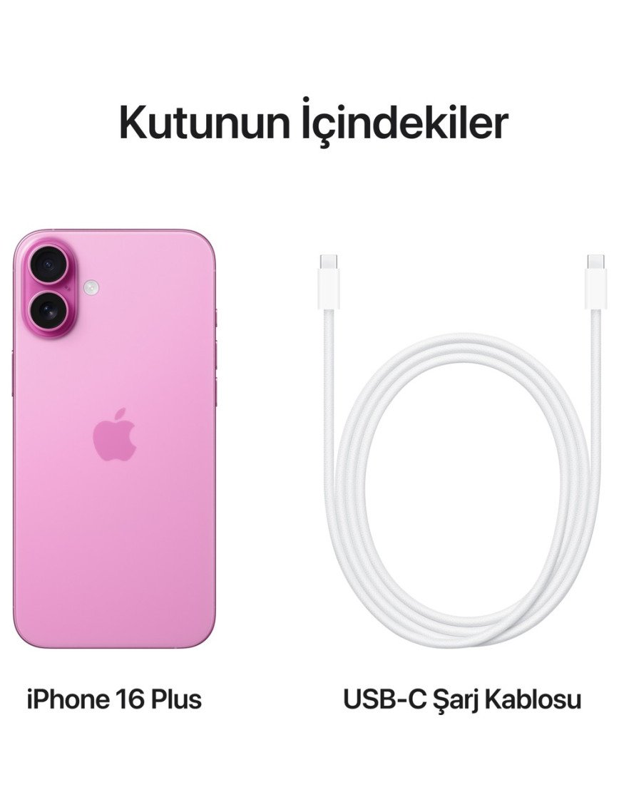 iPhone 16 Plus 512GB Pembe iPhone 16 Plus 512GB Pembe