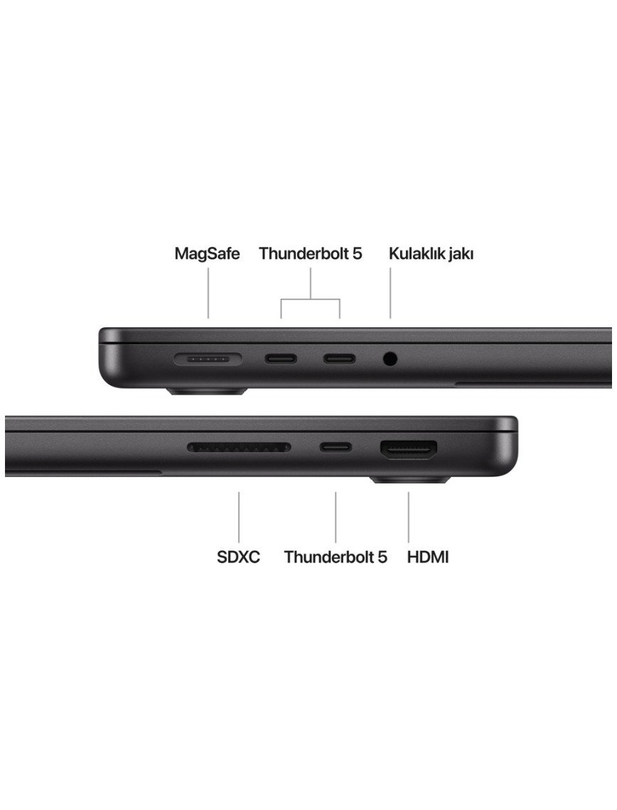 Apple MacBook Pro M4 Max 36GB 1TB SSD macOS 14" Taşınabilir Bilgisayar Uzay Siyahı MX2K3TU/A Apple MacBook Pro M4 Max 36GB 1TB SSD macOS 14" Taşınabilir Bilgisayar Uzay Siyahı MX2K3TU/A