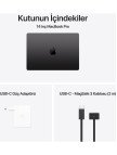 Apple MacBook Pro M4 Pro 24GB 512GB SSD macOS 14" Taşınabilir Bilgisayar Uzay Siyahı MX2H3TU/A Apple MacBook Pro M4 Pro 24GB 512GB SSD macOS 14" Taşınabilir Bilgisayar Uzay Siyahı MX2H3TU/A