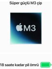 Apple MacBook Air M3 24GB 512GB SSD macOS 13" Taşınabilir Bilgisayar Gece Yarısı MC8Q4TU/A Apple MacBook Air M3 24GB 512GB SSD macOS 13" Taşınabilir Bilgisayar Gece Yarısı MC8Q4TU/A