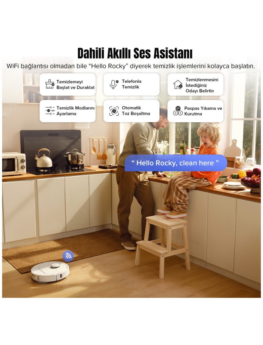 Roborock Qrevo MaxV Akıllı Robot Süpürge Beyaz Roborock Qrevo MaxV Akıllı Robot Süpürge Beyaz