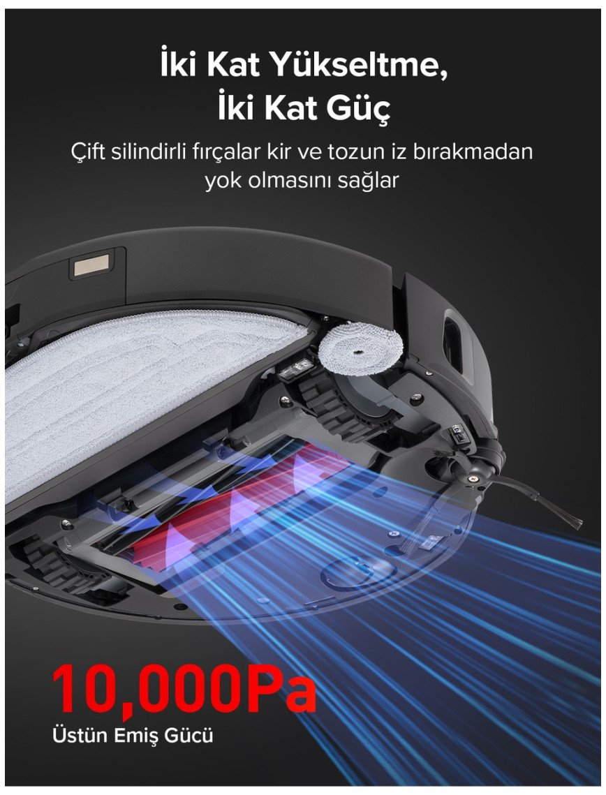 Roborock S8 Maxv Ultra Akıllı Robot Süpürge Siyah Roborock S8 Maxv Ultra Akıllı Robot Süpürge Siyah