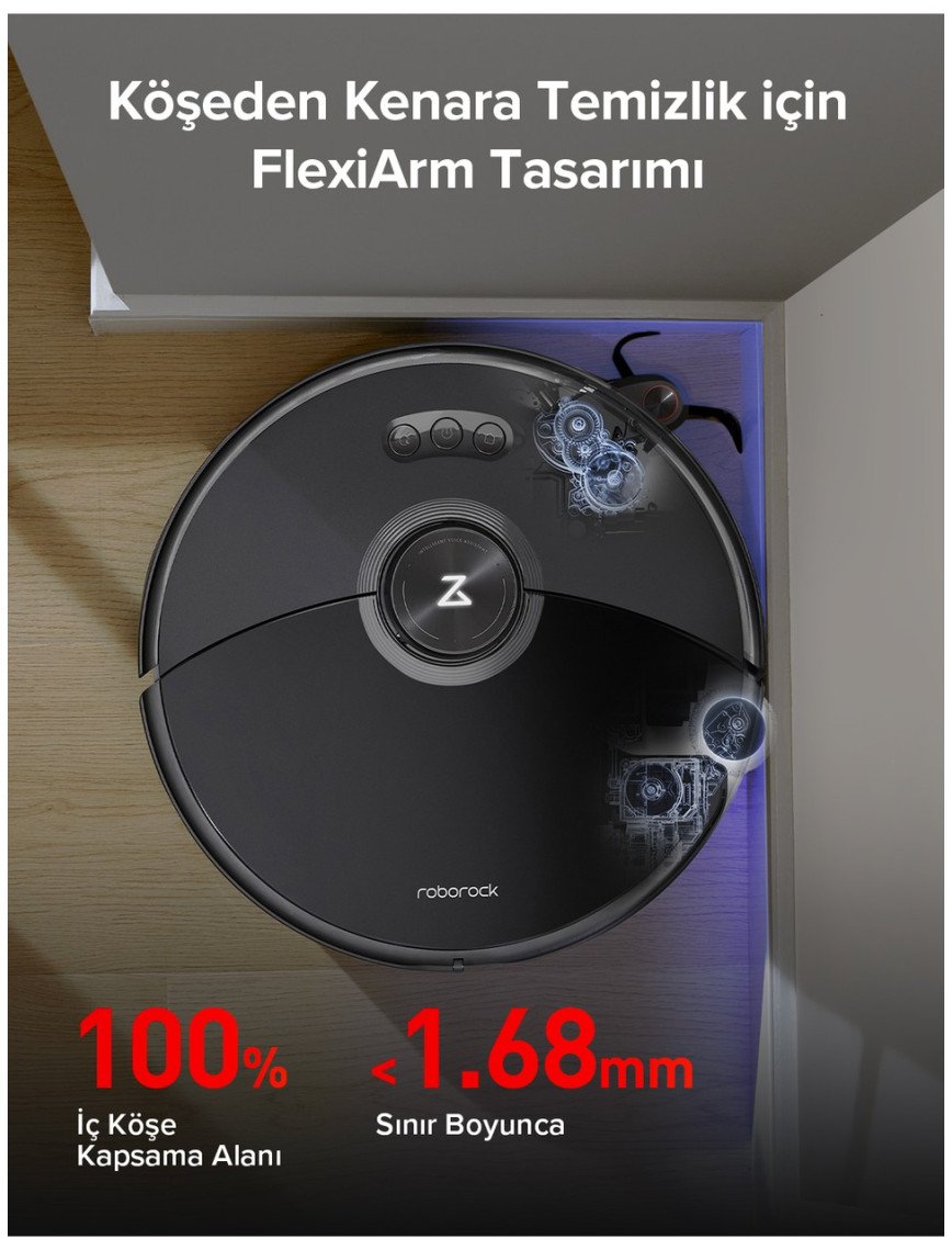 Roborock S8 Maxv Ultra Akıllı Robot Süpürge Siyah Roborock S8 Maxv Ultra Akıllı Robot Süpürge Siyah