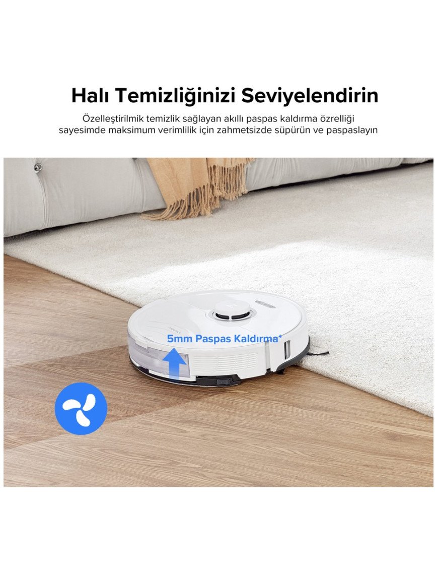 Roborock S8 Sonic Mopping Akıllı Robot Süpürge S8 Beyaz Roborock S8 Sonic Mopping Akıllı Robot Süpürge S8 Beyaz