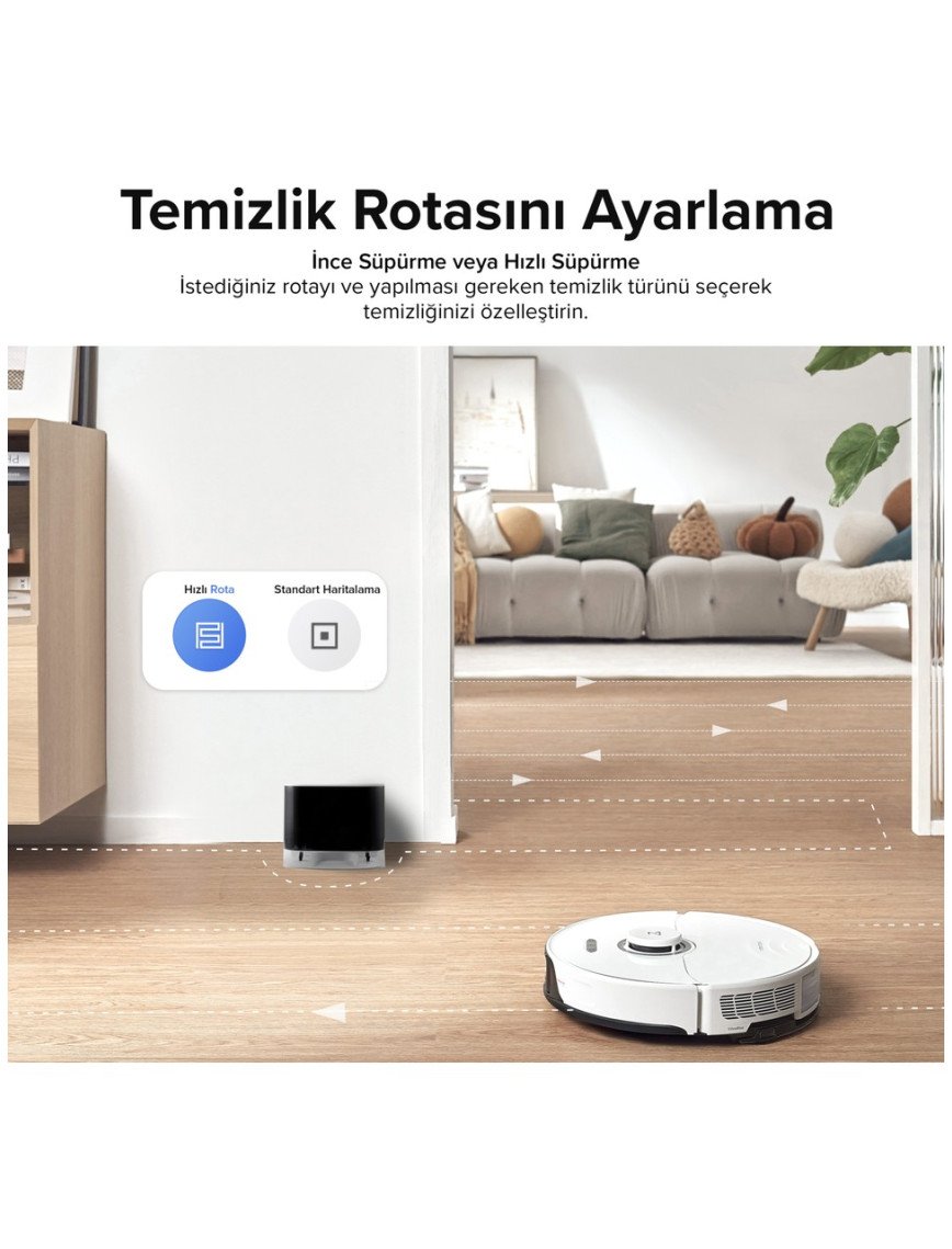 Roborock S8 Sonic Mopping Akıllı Robot Süpürge S8 Beyaz Roborock S8 Sonic Mopping Akıllı Robot Süpürge S8 Beyaz