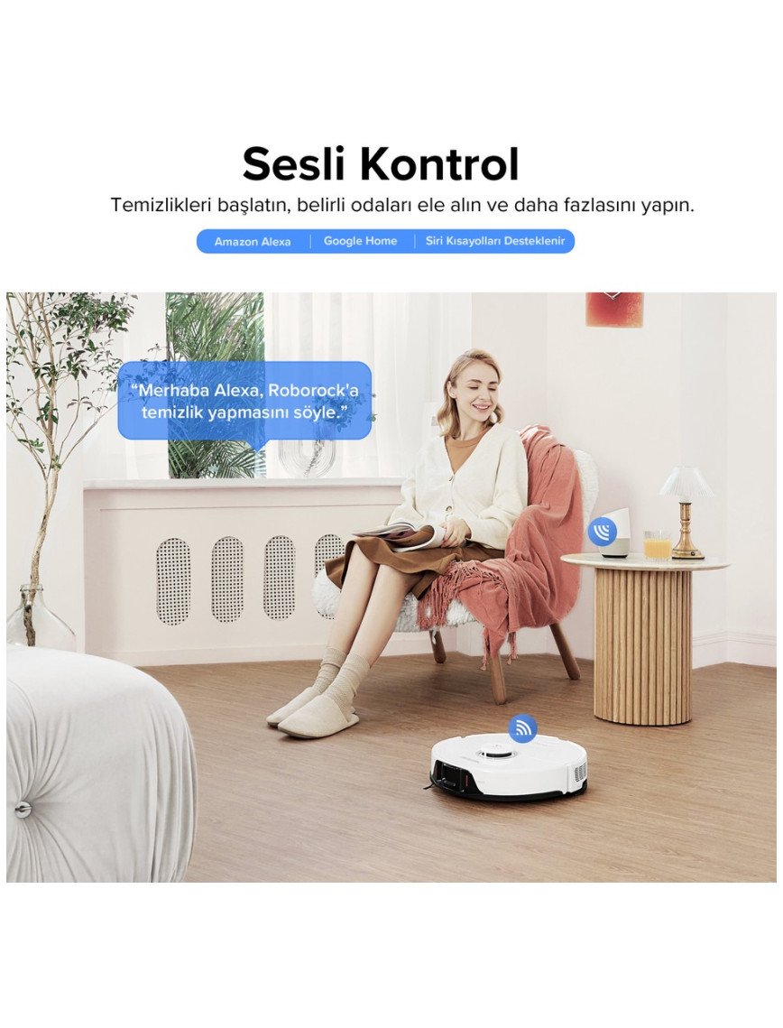 Roborock S8 Sonic Mopping Akıllı Robot Süpürge S8 Beyaz Roborock S8 Sonic Mopping Akıllı Robot Süpürge S8 Beyaz