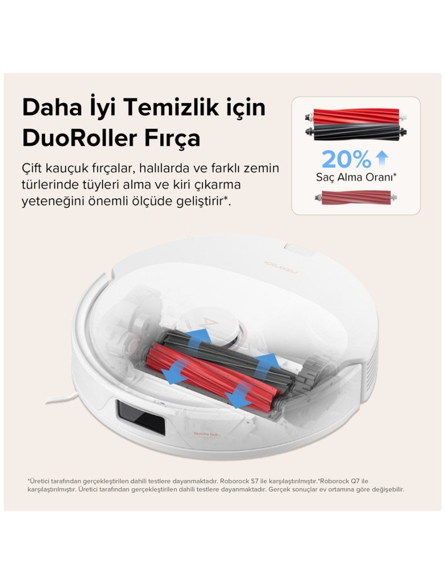 Roborock Vacuum Cleanner Q8 Max Robot Süpürge Beyaz Roborock Vacuum Cleanner Q8 Max Robot Süpürge Beyaz