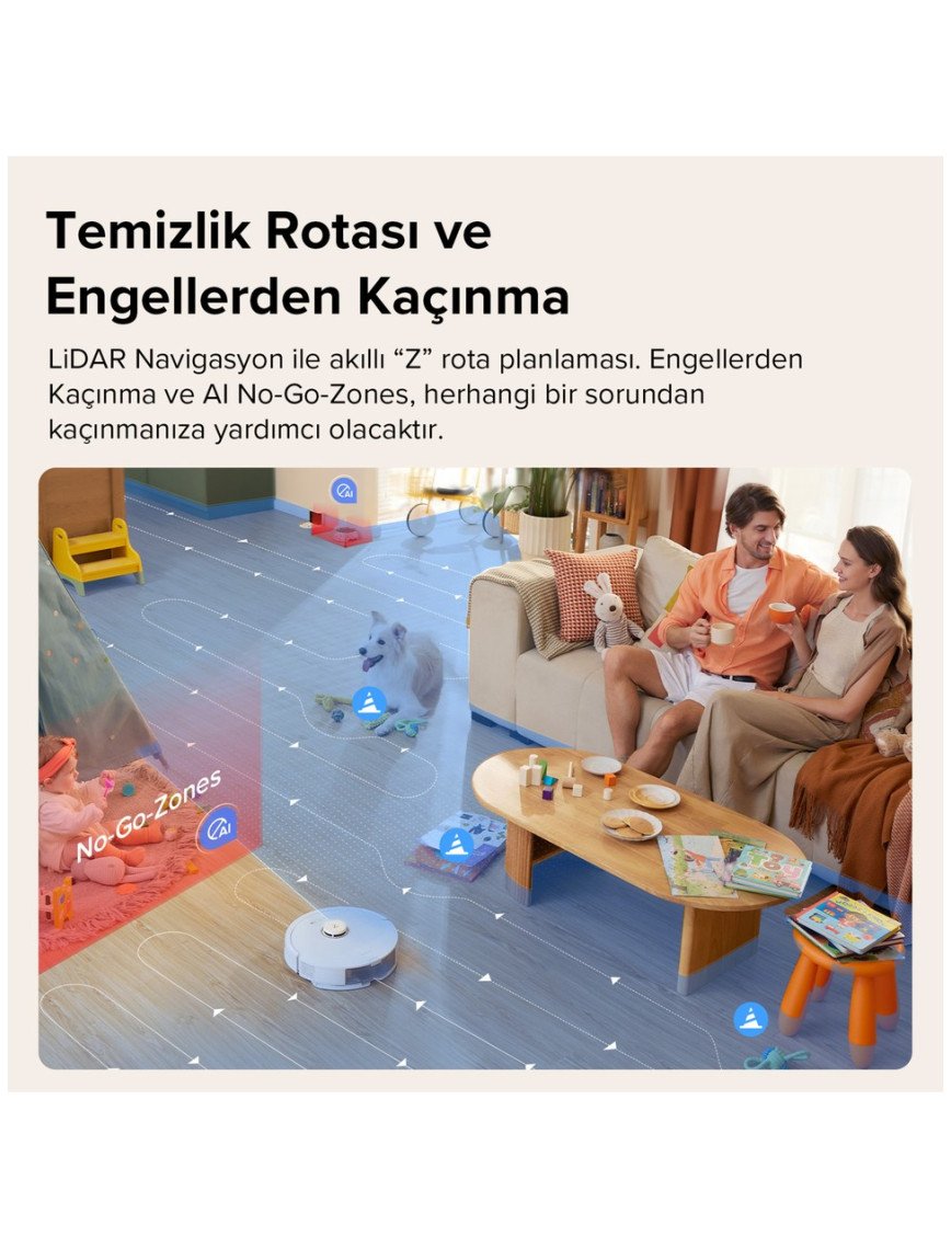 Roborock Vacuum Cleanner Q8 Max Robot Süpürge Beyaz Roborock Vacuum Cleanner Q8 Max Robot Süpürge Beyaz