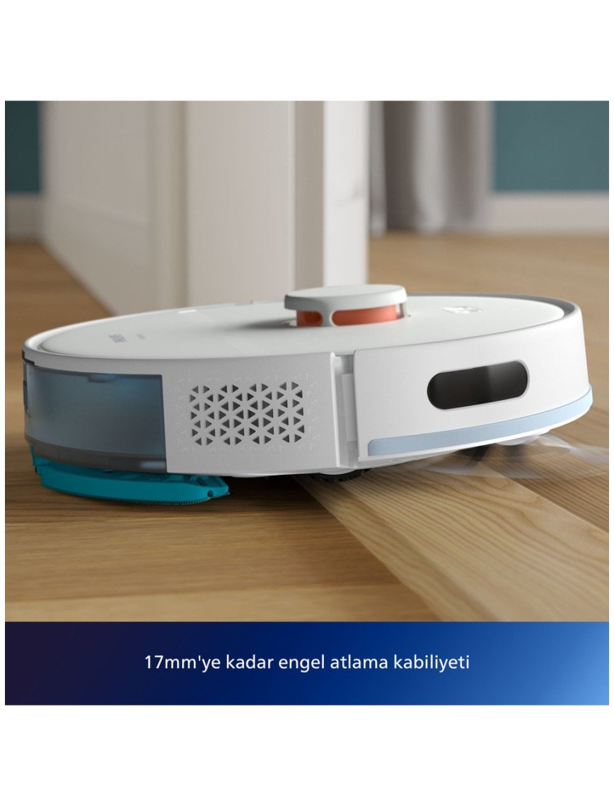 Philips XU2100/20 2000 Serisi Islak Kuru Moplu İstasyonlu Robot Süpürge, HomeRun Uygulaması, LDS Radar Navigasyon, Beyaz, Philips XU2100/20 2000 Serisi Islak Kuru Moplu İstasyonlu Robot Süpürge, HomeRun Uygulaması, LDS Radar Navigasyon, Beyaz,