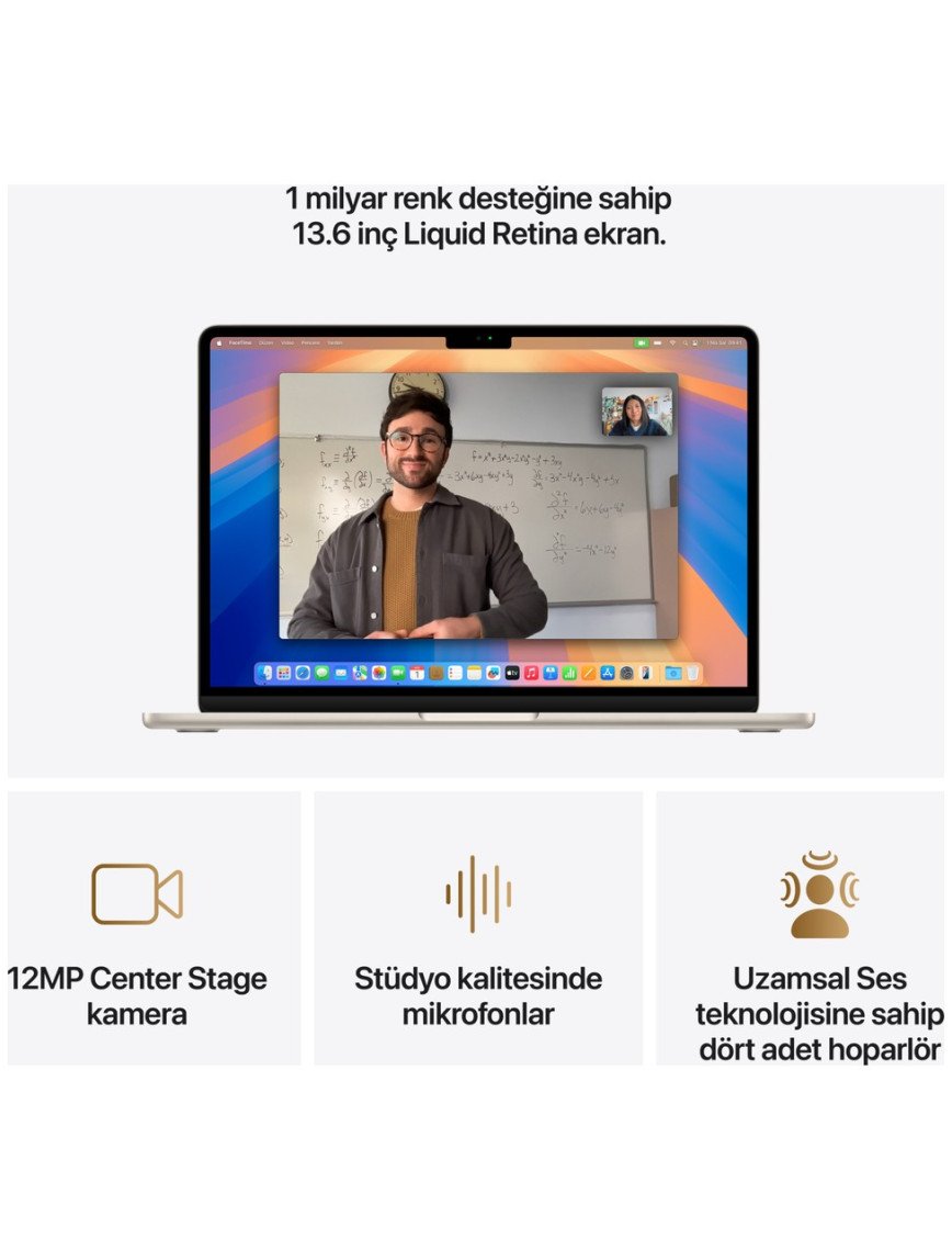 Apple MacBook Air M4 24GB 512GB SSD macOS 13" Taşınabilir Bilgisayar Yıldız Işığı MC6A4TU/A Apple MacBook Air M4 24GB 512GB SSD macOS 13" Taşınabilir Bilgisayar Yıldız Işığı MC6A4TU/A
