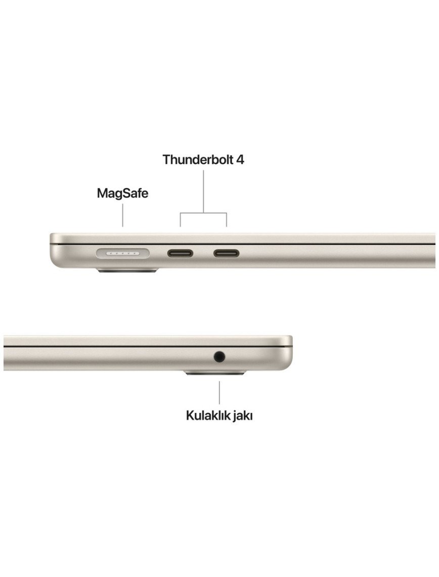 Apple MacBook Air M4 24GB 512GB SSD macOS 13" Taşınabilir Bilgisayar Yıldız Işığı MC6A4TU/A Apple MacBook Air M4 24GB 512GB SSD macOS 13" Taşınabilir Bilgisayar Yıldız Işığı MC6A4TU/A