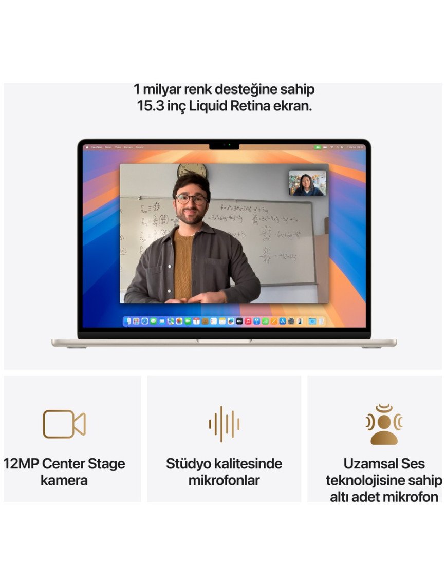 Apple MacBook Air M4 24GB 512GB SSD macOS 15" Taşınabilir Bilgisayar Yıldız Işığı MC6K4TU/A Apple MacBook Air M4 24GB 512GB SSD macOS 15" Taşınabilir Bilgisayar Yıldız Işığı MC6K4TU/A