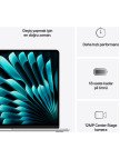 Apple MacBook Air M4 16GB 256GB SSD macOS 15" Taşınabilir Bilgisayar Gümüş MW1G3TU/A Apple MacBook Air M4 16GB 256GB SSD macOS 15" Taşınabilir Bilgisayar Gümüş MW1G3TU/A