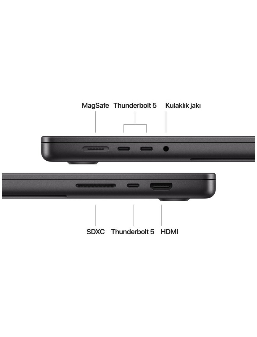 Apple MacBook Pro M4 Max 48GB 1TB SSD macOS 16" Taşınabilir Bilgisayar Uzay Siyahı MX313TU/A Apple MacBook Pro M4 Max 48GB 1TB SSD macOS 16" Taşınabilir Bilgisayar Uzay Siyahı MX313TU/A