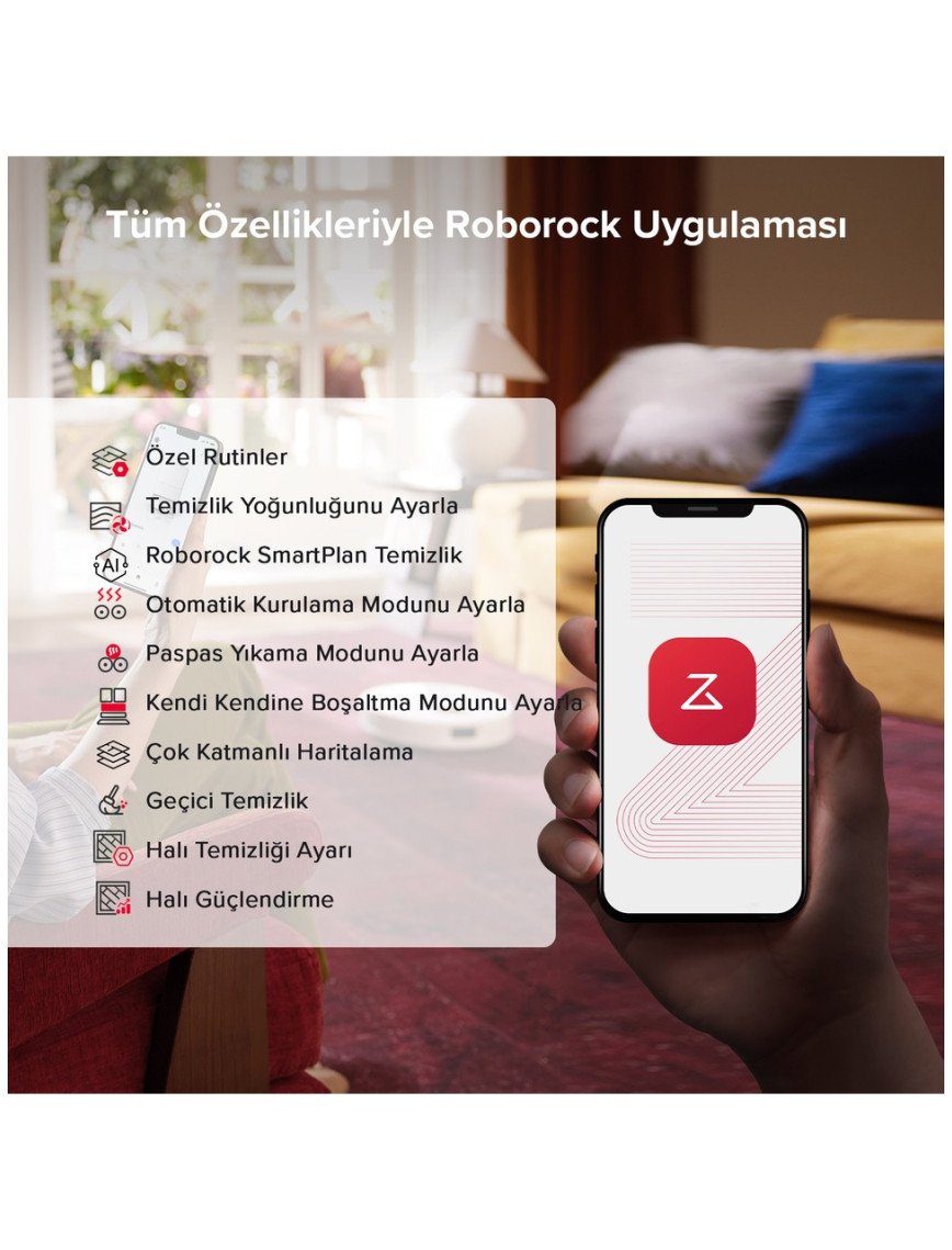 Roborock Qrevo C Akıllı Robot Süpürge Roborock Qrevo C Akıllı Robot Süpürge