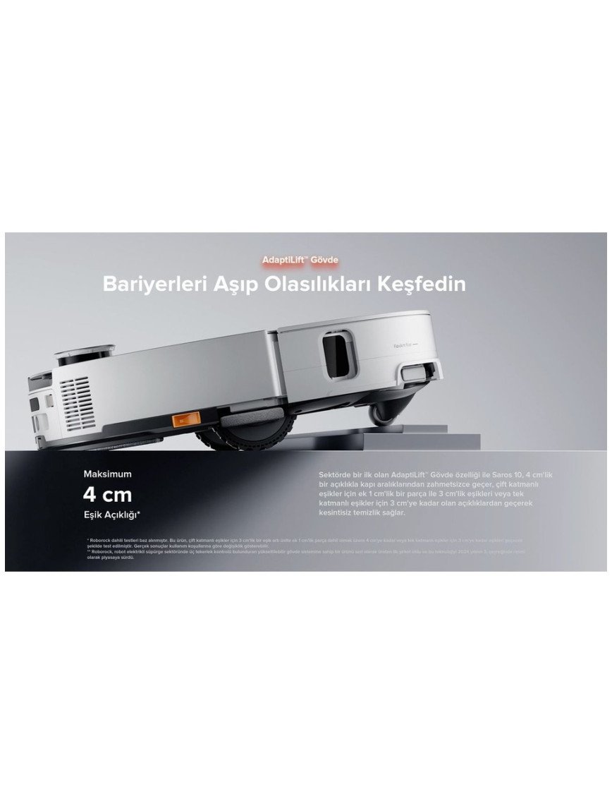 Roborock Saros 10 Akıllı Robot Süpürge Roborock Saros 10 Akıllı Robot Süpürge