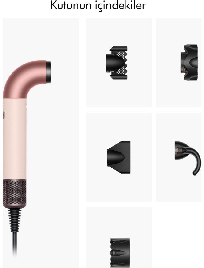Dyson Supersonic R™ Saç Kurutma Makinesi Düz+Dalgalı (Ceramic Pink) Dyson Supersonic R™ Saç Kurutma Makinesi Düz+Dalgalı (Ceramic Pink)