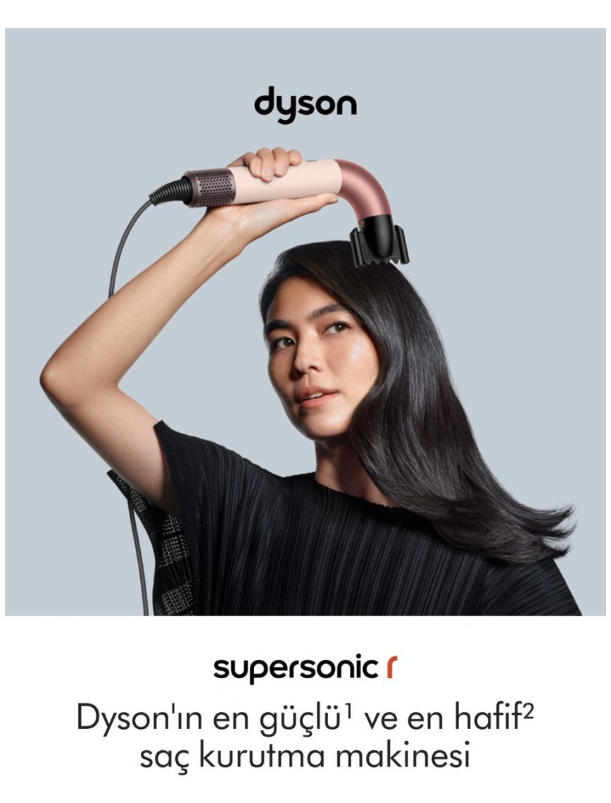 Dyson Supersonic R™ Saç Kurutma Makinesi Düz+Dalgalı (Ceramic Pink) Dyson Supersonic R™ Saç Kurutma Makinesi Düz+Dalgalı (Ceramic Pink)