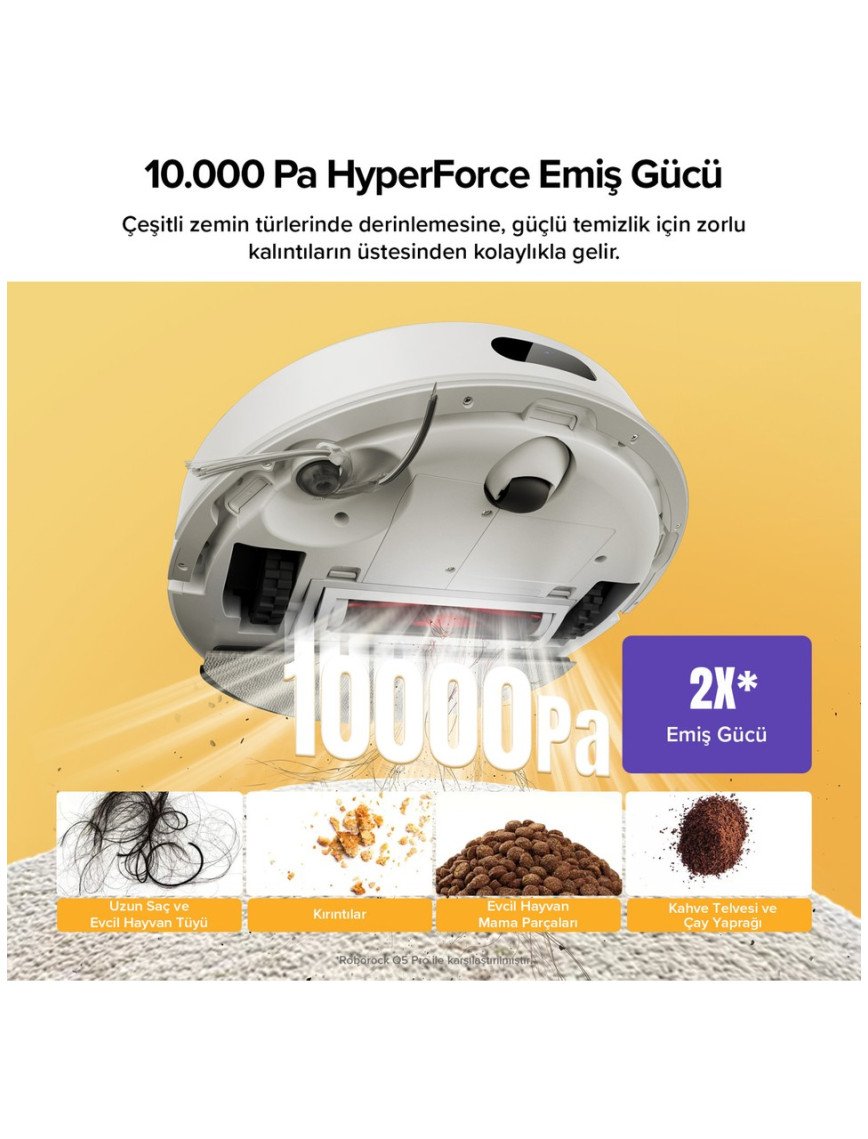 Roborock Q8 Akıllı Robot Süpürge Beyaz Roborock Q8 Akıllı Robot Süpürge Beyaz