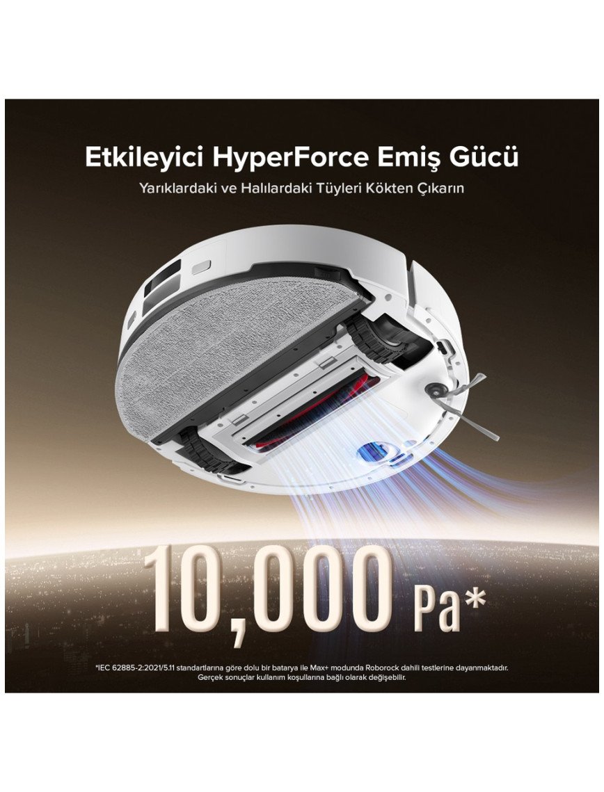 Roborock Q8 Max Pro Plus Akıllı Robot Süpürge Beyaz Roborock Q8 Max Pro Plus Akıllı Robot Süpürge Beyaz