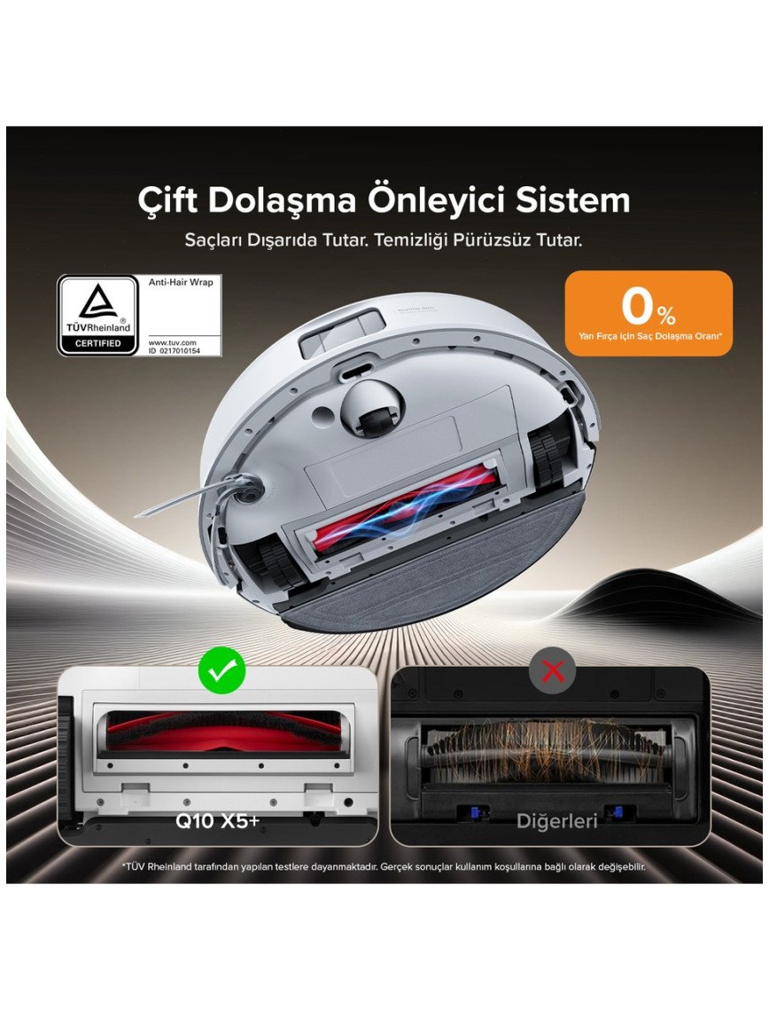 Roborock Q8 Max Pro Plus Akıllı Robot Süpürge Beyaz Roborock Q8 Max Pro Plus Akıllı Robot Süpürge Beyaz