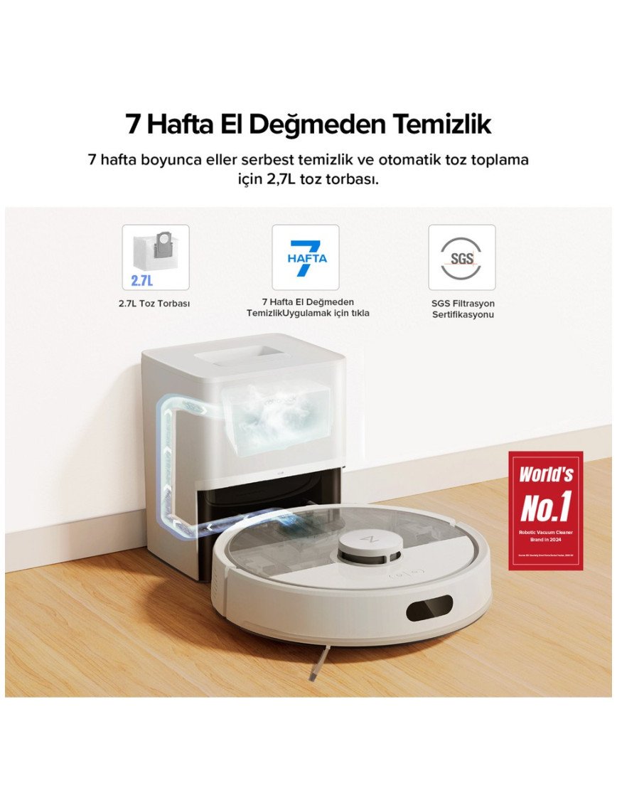 Roborock Q8 Plus Akıllı Robot Robot Süpürge - Beyaz Roborock Q8 Plus Akıllı Robot Robot Süpürge - Beyaz