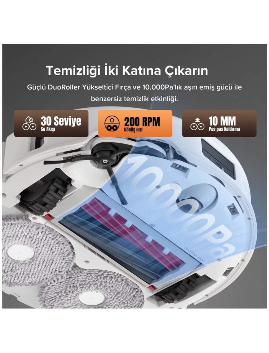 Roborock Q Revo Master Çöp Istasyonlu Akıllı Robot Süpürge - Beyaz Roborock Q Revo Master Çöp Istasyonlu Akıllı Robot Süpürge - Beyaz