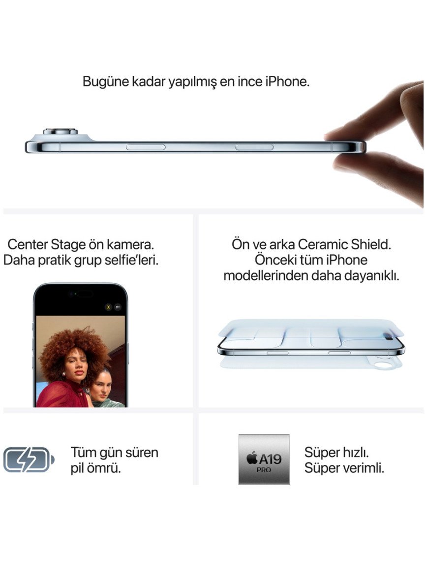 Apple iPhone Air 1 Tb Uzay Siyahı Apple iPhone Air 1 Tb Uzay Siyahı