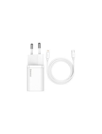 Baseus Super Si 1c 20W Hızlı Şarj Adaptörü + Type-C To Lightning iPhone Uyumlu 1m Şarj Kablosu TZCCSUP-B02 Baseus Super Si 1c 20W Hızlı Şarj Adaptörü + Type-C To Lightning iPhone Uyumlu 1m Şarj Kablosu TZCCSUP-B02